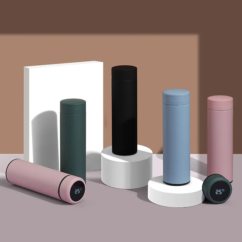 500ml Smart Leakproof Thermos Bottle | Temperature Display