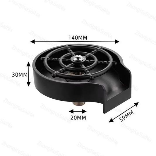 Automatic Glass Cup Washer High Pressure Kitchen Faucet Glass Rinser Stainless Steel Bar Cup Cleaner for Kitchen Sinks Wash Tool